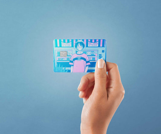 Tokyo Late Night Design | Credit Card Sticker | Small Chip | Credit Card Skin