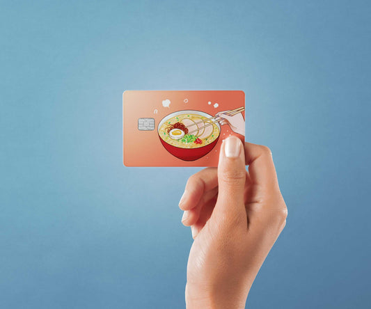 Tonkotsu Ramen Design | Credit Card Sticker | Small Chip | Credit Card Skin