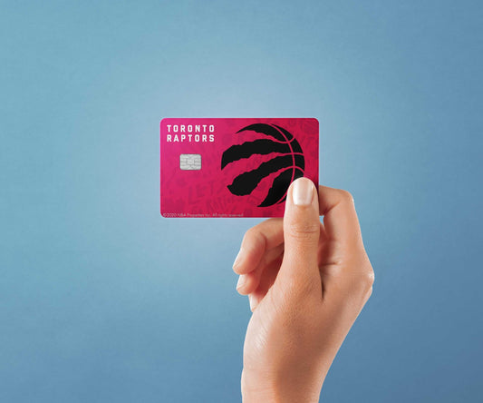 Toronto Raptors Team Mural Design | Credit Card Sticker | Small Chip | Credit Card Skin
