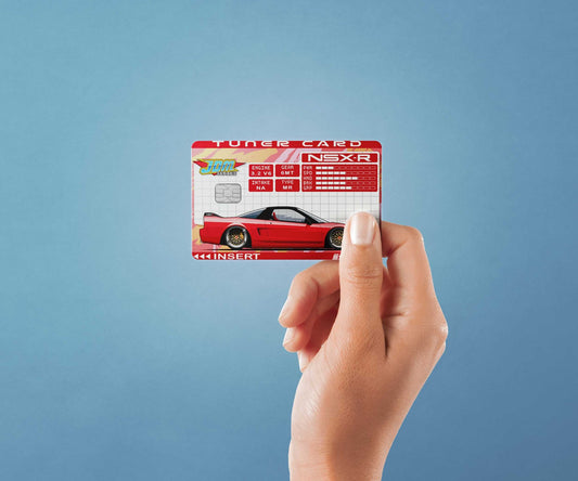 Tuner Card NSX R Design | Credit Card Sticker | Small Chip | Credit Card Skin