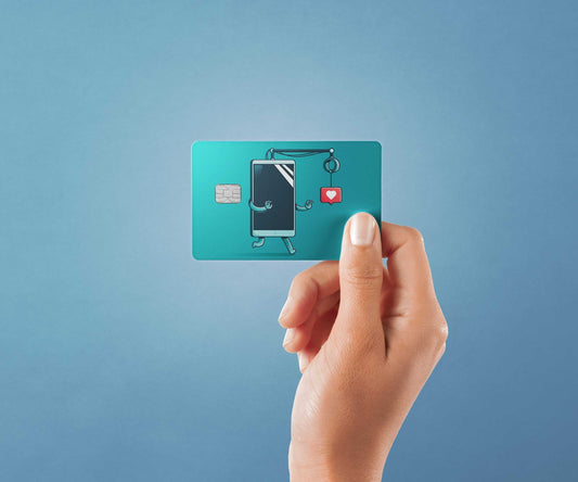 Unachievable Satisfaction Design | Credit Card Sticker | Small Chip | Credit Card Skin