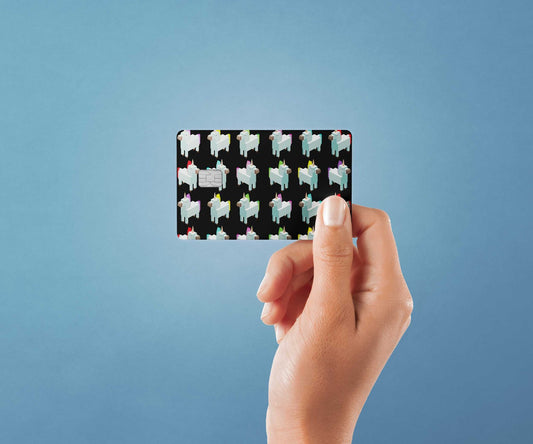 Unicorns Design | Credit Card Sticker | Small Chip | Credit Card Skin