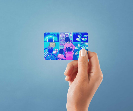 Vagabond Design | Credit Card Sticker | Small Chip | Credit Card Skin