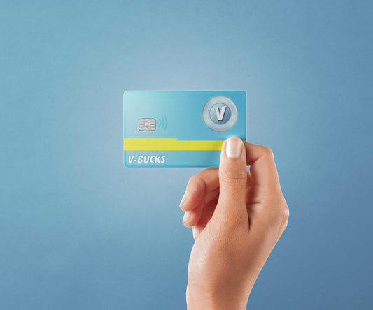 V-Bucks Design | Credit Card Sticker | Small Chip | Credit Card Skin