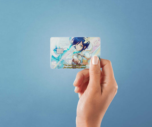 Venti The Bard's Song Design | Credit Card Sticker | Small Chip | Credit Card Skin