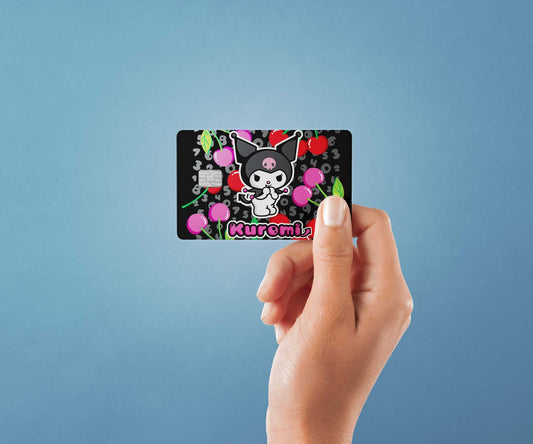 Very Cherry Design | Credit Card Sticker | Small Chip | Credit Card Skin