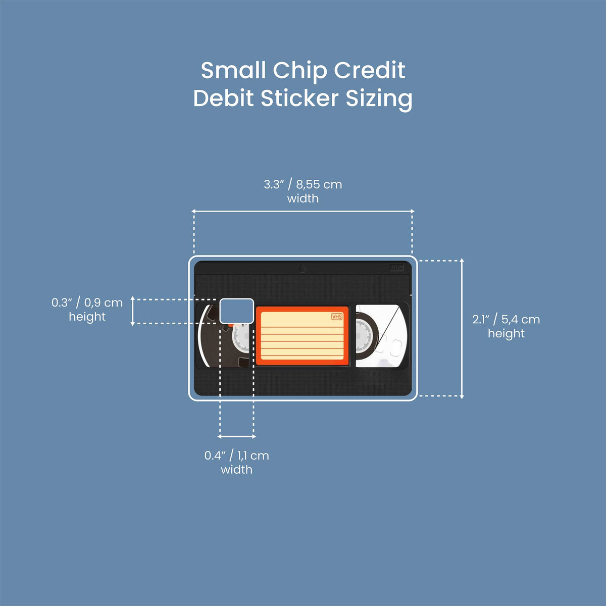 Vhs - Premium Vinyl Credit Card Skin Cover by Wonderwallsboutique