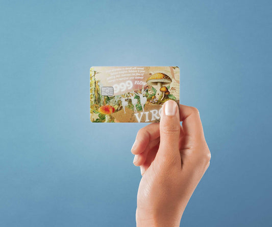 Virgo Angel Number Design | Credit Card Sticker | Small Chip | Credit Card Skin