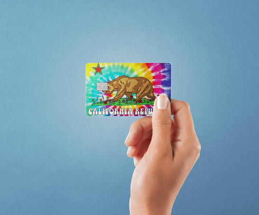 Viva California Design | Credit Card Sticker | Small Chip | Credit Card Skin