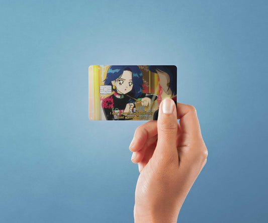 Wanna Be Me Design | Credit Card Sticker | Small Chip | Credit Card Skin