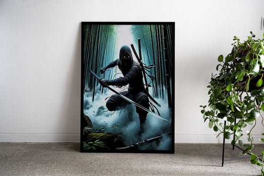 wariors samurai Asian Style Poster | Wall Art for Home & Office | High-Quality Print - High-Quality Visual Display