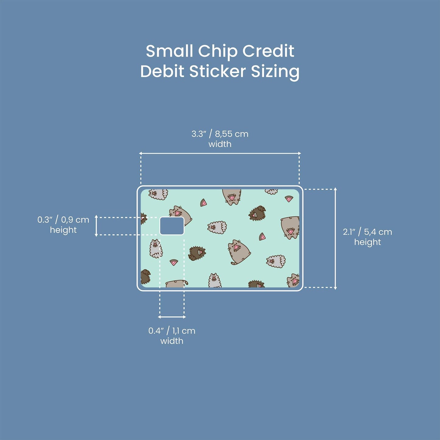 Watermelons Design | Credit Card Sticker | Small Chip | Credit Card Skin
