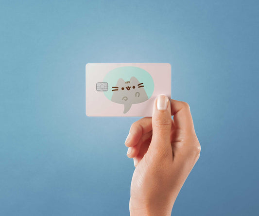 Wave Hi Design | Credit Card Sticker | Small Chip | Credit Card Skin