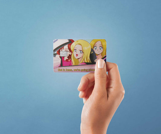 We’re Going Shopping Design | Credit Card Sticker | Small Chip | Credit Card Skin