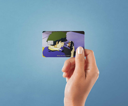 What the Hell Is This Design | Credit Card Sticker | Small Chip | Credit Card Skin