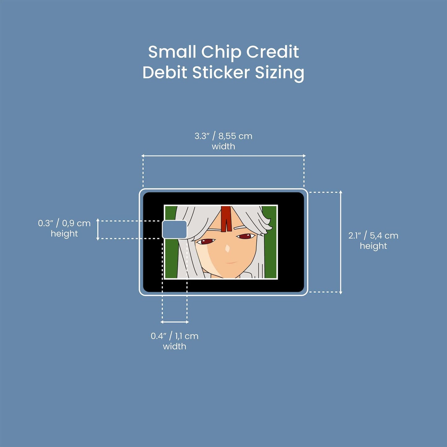 Why Ningguang Design | Credit Card Sticker | Small Chip | Credit Card Skin