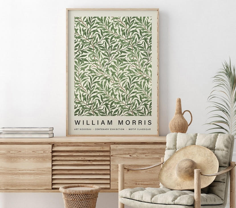 William Morris Exhibition Art Print | Botanical Artwork Poster - High-Quality Premium Wall Art Decor Sticker