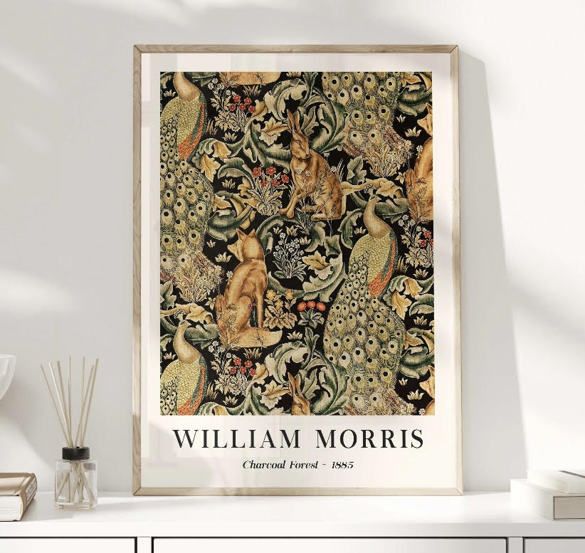 Set of William Morris Strawberry Thief Prints