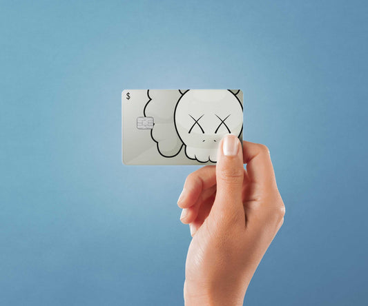 XX Beige Design | Credit Card Sticker | Small Chip | Credit Card Skin