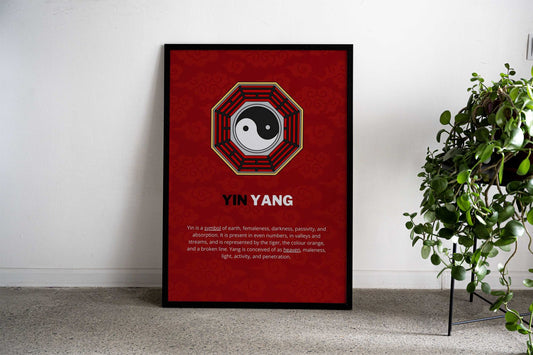 yinyang Asian Style Poster | Wall Art for Home & Office | High-Quality Print - High-Quality Visual Display