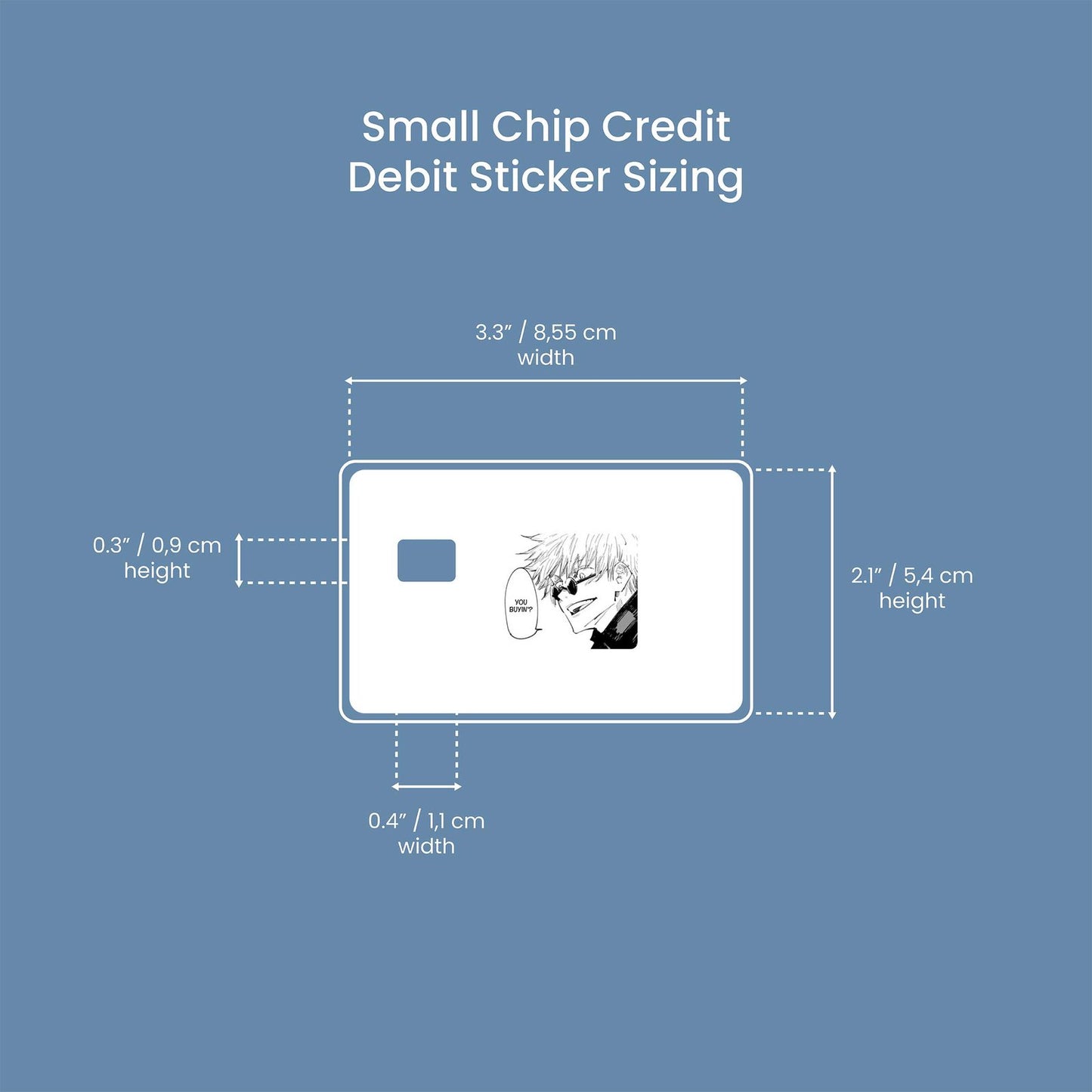 You Buying Design | Credit Card Sticker | Small Chip | Credit Card Skin