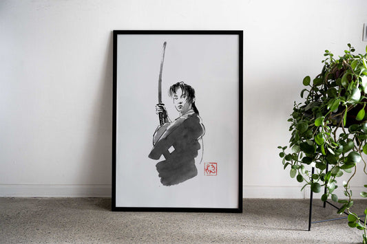 young samurai Asian Style Poster | Wall Art for Home & Office | High-Quality Print - High-Quality Visual Display