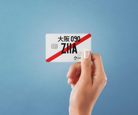 Z11A Design | Credit Card Sticker | Small Chip | Credit Card Skin