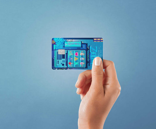 Z Vending Machine Design | Credit Card Sticker | Small Chip | Credit Card Skin