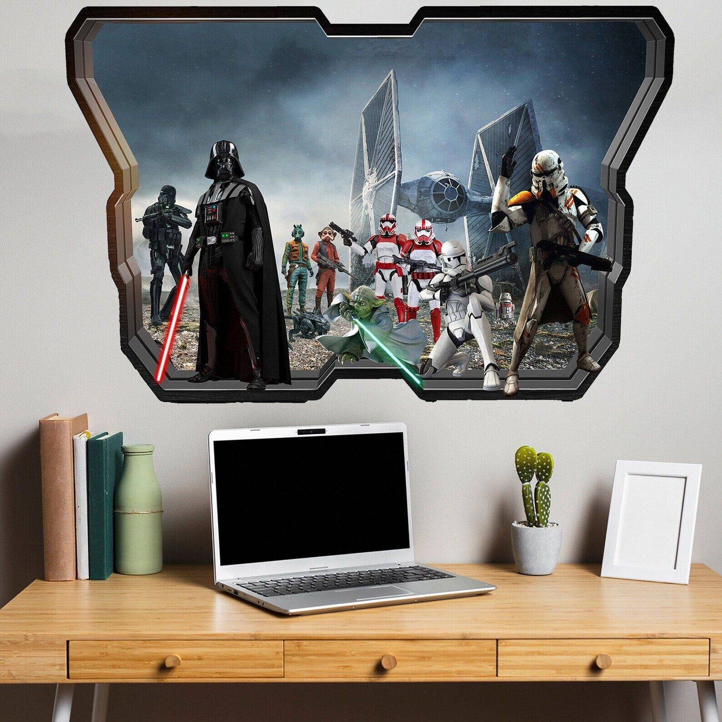 Star Troopers Robots Spaceship Wall Sticker Art Poster Mural Transfer Decal - Wonderwallsboutique