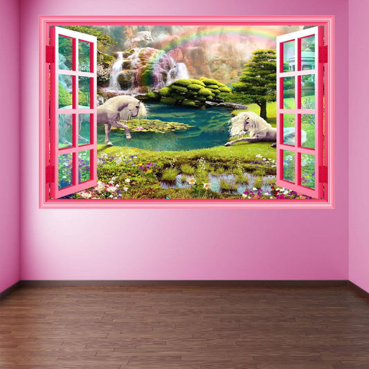 Enchanted Forest Unicorn Wall Decals & Stickers