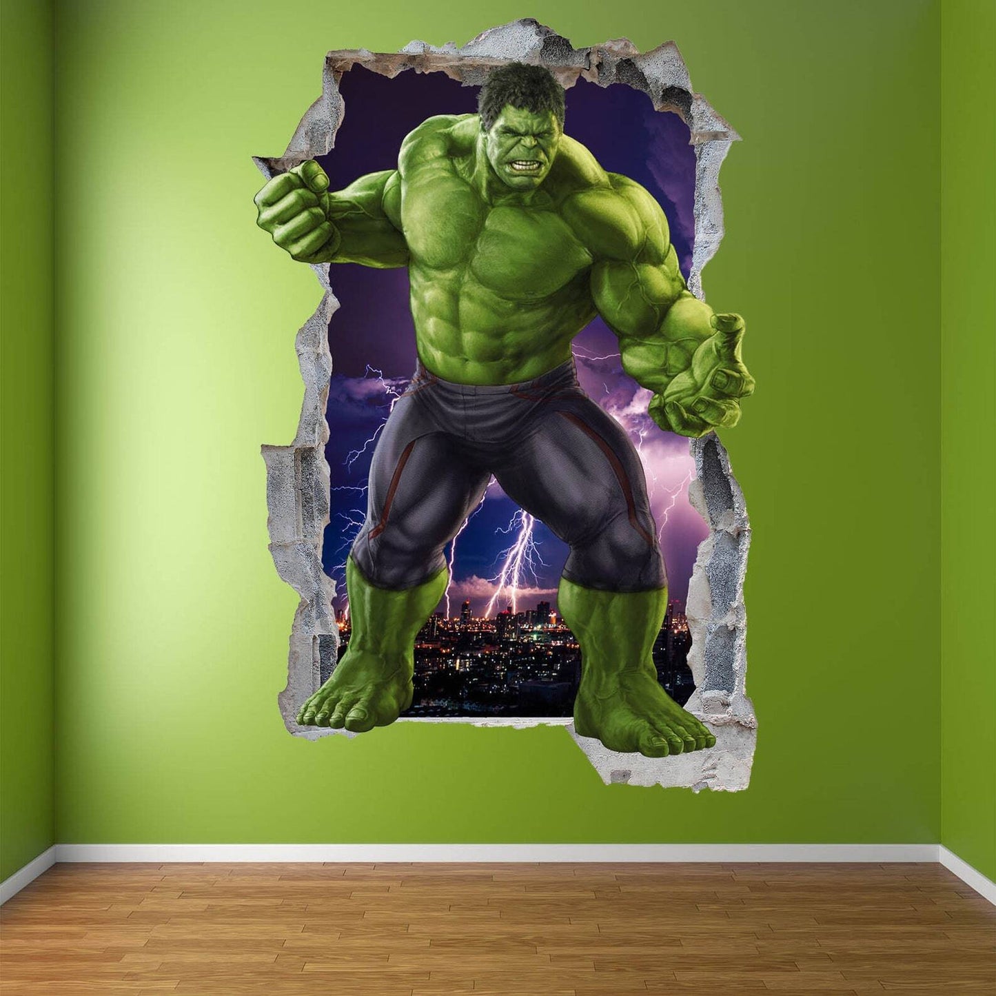 Hulk Superhero Wall Decal Sticker Mural Poster Print Art Kids Bedroom Playroom