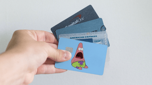 Surprised Patrick Star Credit Card Skin