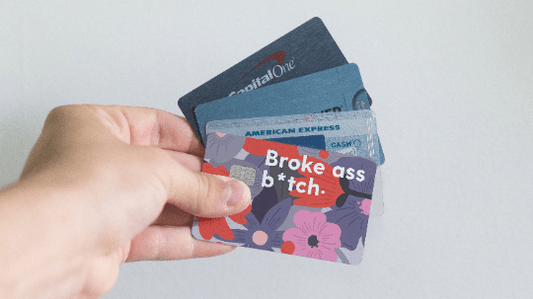 Broke Ass B Design Credit Card Skin