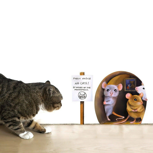 3D Mouse Hole Wall Sticker Cartoon Mouse Wall Decals Home Decor Removable