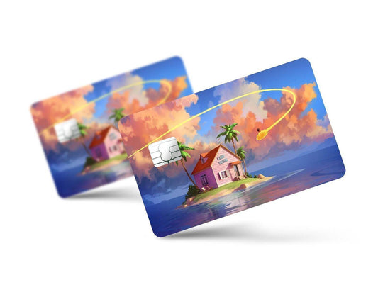 Dragon Ball Kame House Island Card Skin Credit Card Sticker Credit