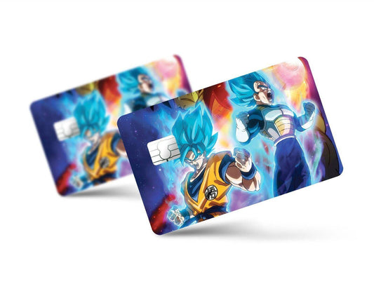 Dragon Ball Goku & Vegeta Super Saiyan Blue Card Skin Credit Card