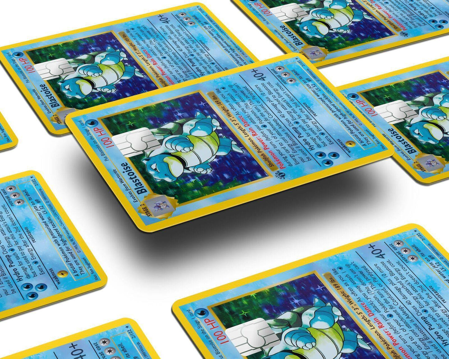 Blastoise Pokemon Card Skin Credit Card Skin