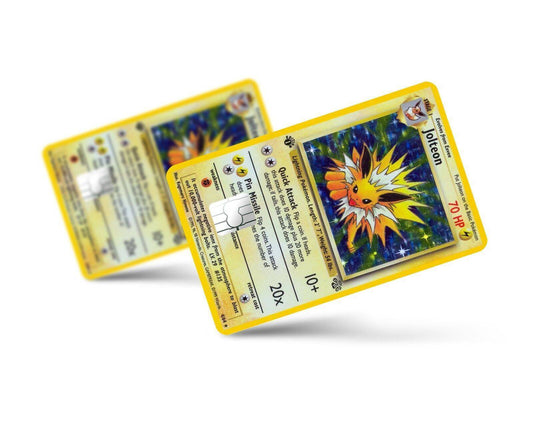 Jolteon Pokemon Card Skin Credit Card Skin