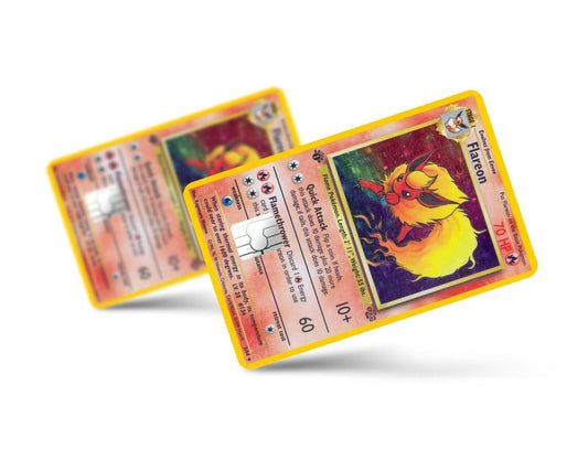 Flareon Pokemon Card Skin Credit Card Skin