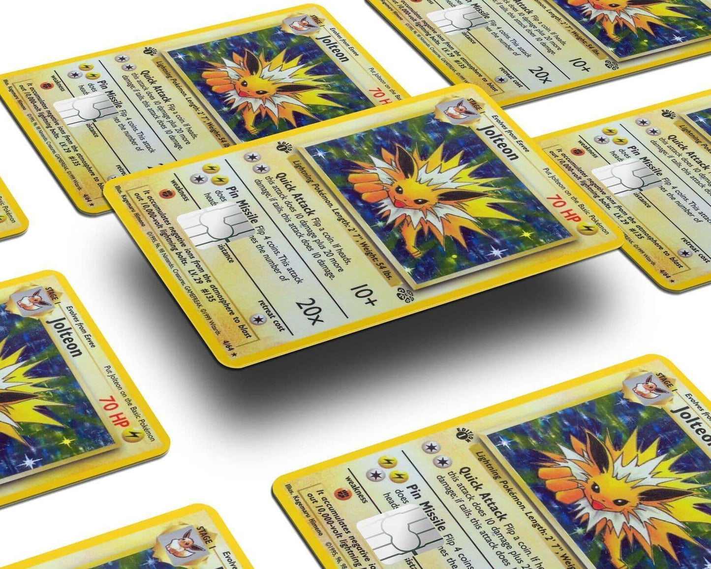 Jolteon Pokemon Card Skin Credit Card Skin
