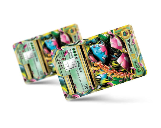 Mega Venusaur Pokemon Card Skin Credit Card Skin