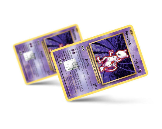 Mewtwo Pokemon Card Skin Credit Card Skin