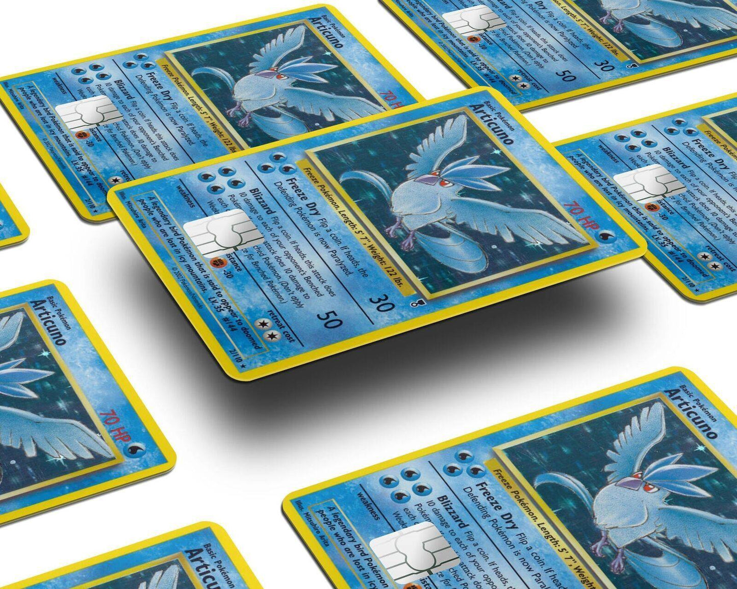 Articuno Pokemon Card Skin Credit Card Skin