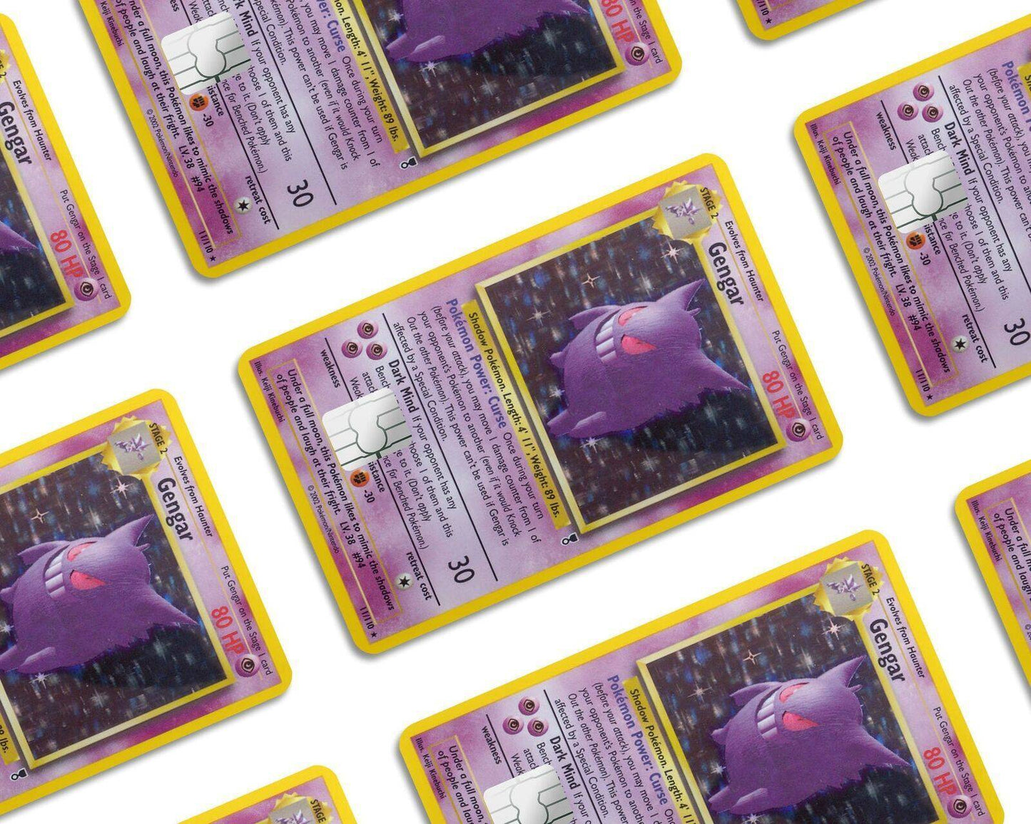Gengar Pokemon Card Skin Credit Card Skin