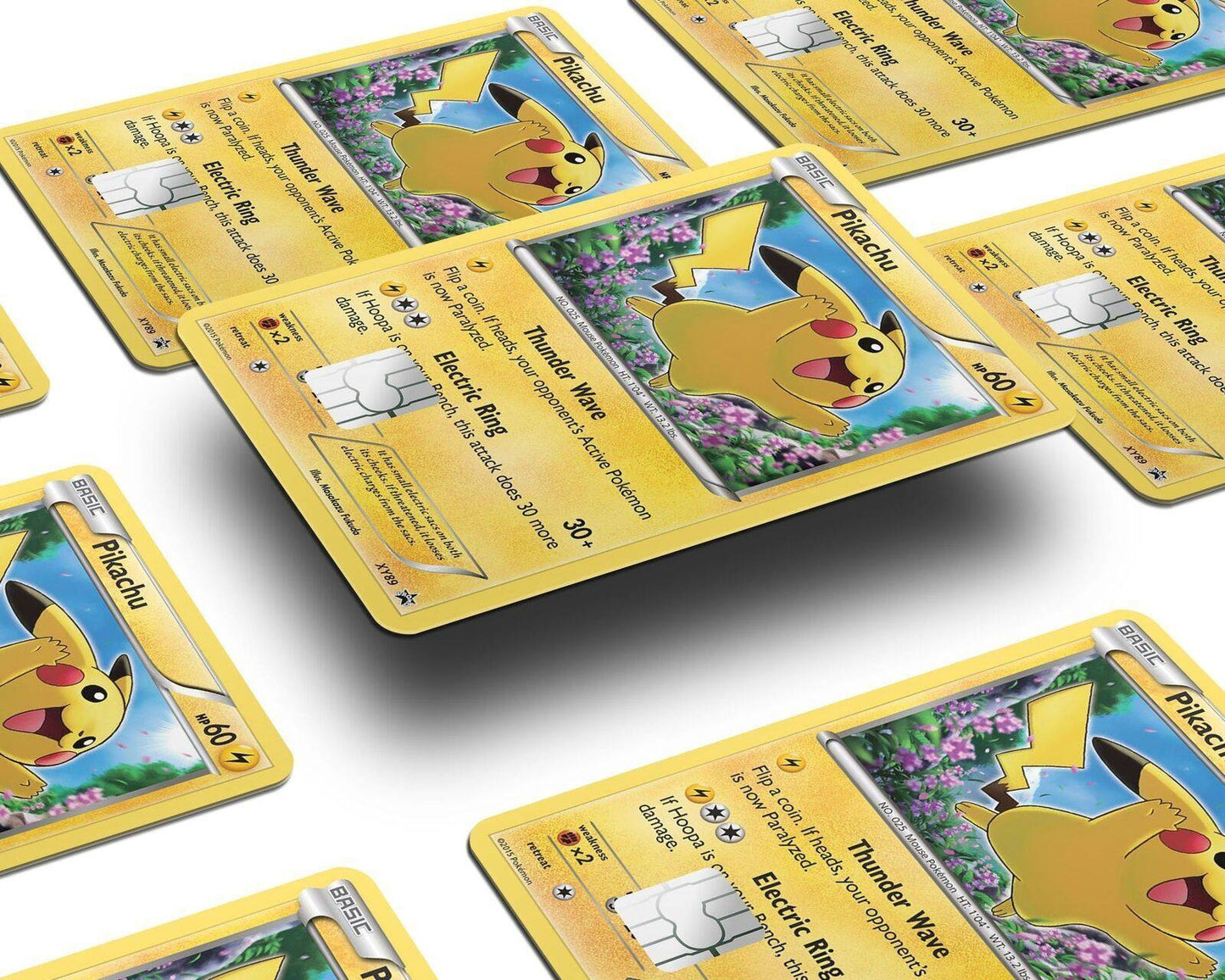 Cute Pikachu Pokemon Card Skin Credit Card Skin