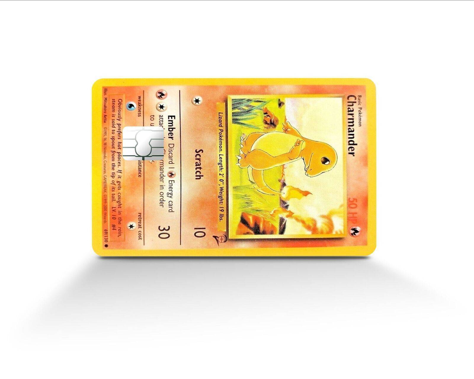 Charmander Pokemon Card Skin Credit Card Skin | Vinyl Wrap | Digi | Wonderwallsboutique Charmander Pokemon Card Skin Credit Card Skin | Vinyl Wrap | Digi | Wonderwallsboutique
