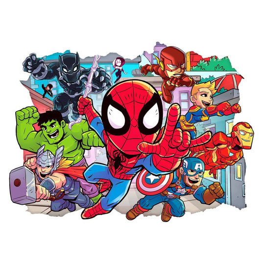 SuperHero Wall Decal, Kids Superheroes Wall Sticker, Comics Removable Sticker