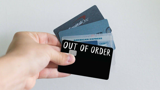 Out Of Order Credit Card Skin