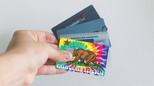 California Republic Bear Credit Card Skin