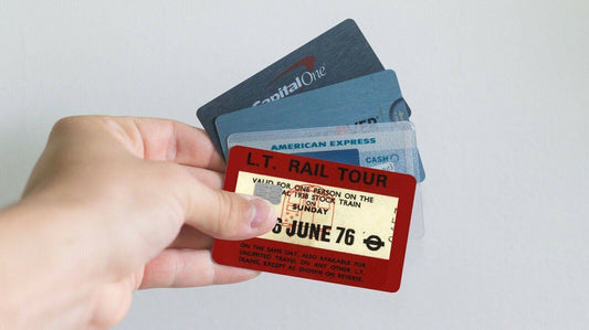 L.T. Rail Tour Underground Credit Card Sticker Credit Card Skin